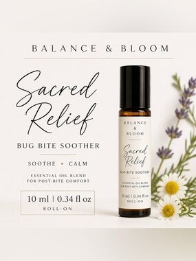 Sacred Relief Bug Bite Soother | Natural Essential Oil Roll-On 10ml